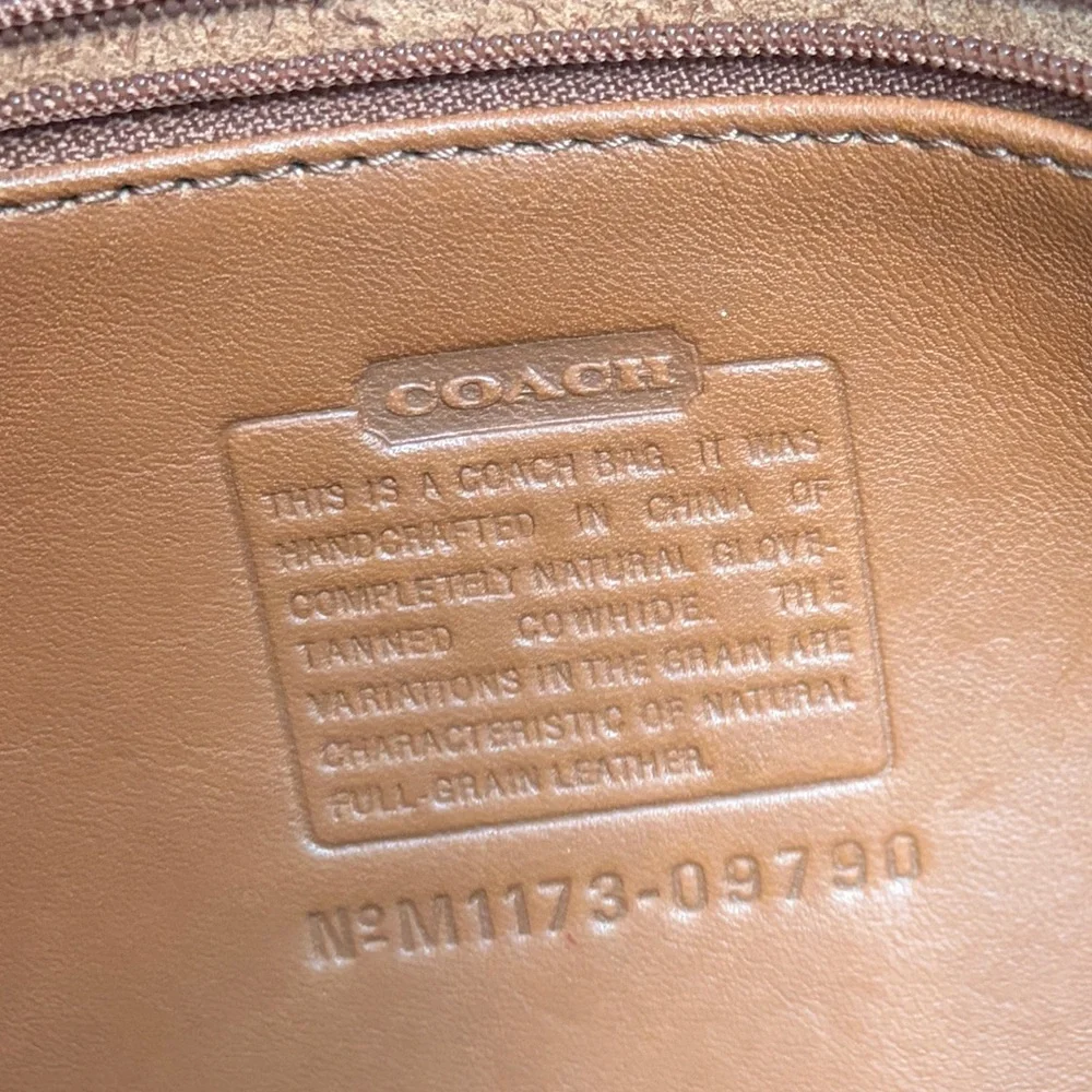 Coach 9790 City Bag INK STAIN Leather Crossbody British Tan - Picture 9 of 10